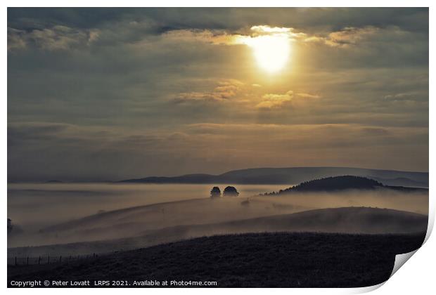 Morning Mists Print by Peter Lovatt  LRPS