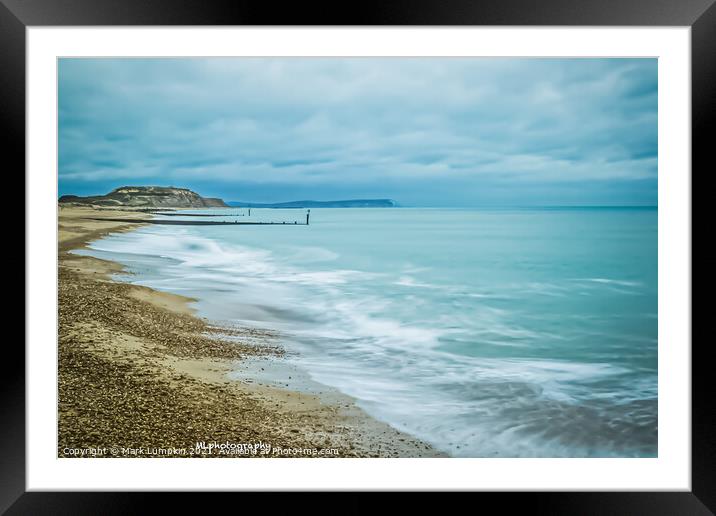 Seascape Southbourne beach  Framed Mounted Print by Mark Lumpkin