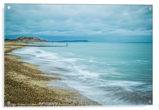 Seascape Southbourne beach  Acrylic by Mark Lumpkin