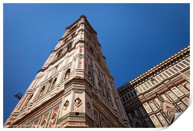 The Campanile di Giotto, Florence Print by Peter O'Reilly