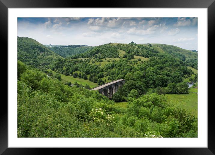 Monsal Dale & Monsal Head ( Headstone ) Viaduct  Framed Mounted Print by Philip Enticknap