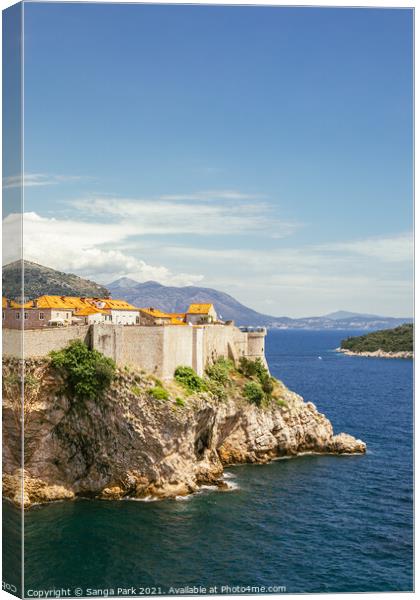 Dubrovnik old town Canvas Print by Sanga Park