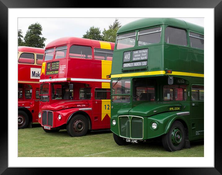 Alton Bus Rally & Running Day 2019 Framed Mounted Print by Philip Enticknap