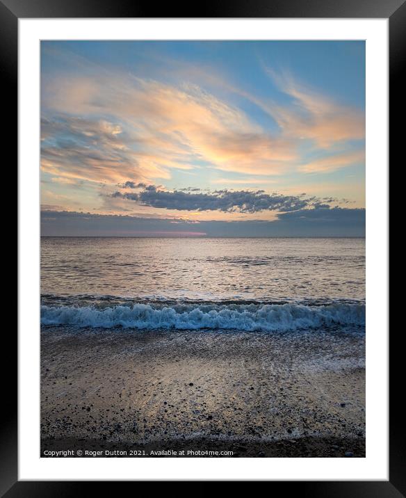Dawn of a New Day Framed Mounted Print by Roger Dutton