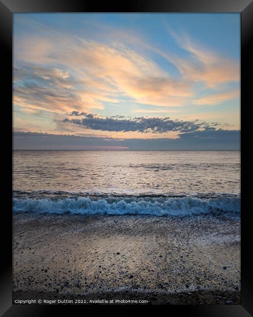 Dawn of a New Day Framed Print by Roger Dutton