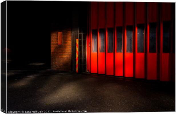 The fire station Canvas Print by Sara Melhuish