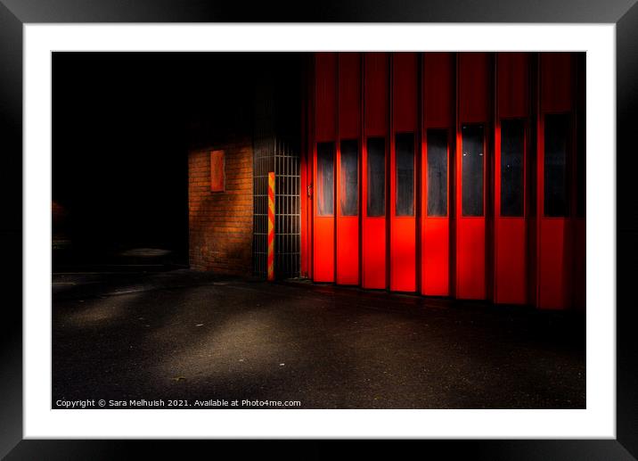 The fire station Framed Mounted Print by Sara Melhuish
