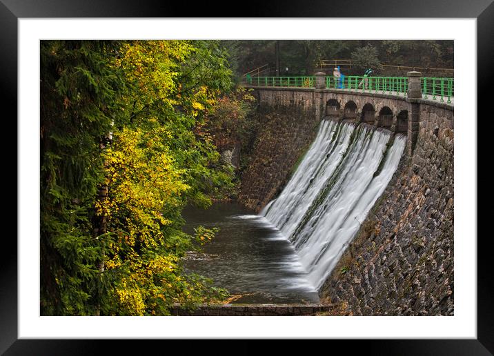 Dam on Lomnica River in Karpacz Framed Mounted Print by Artur Bogacki