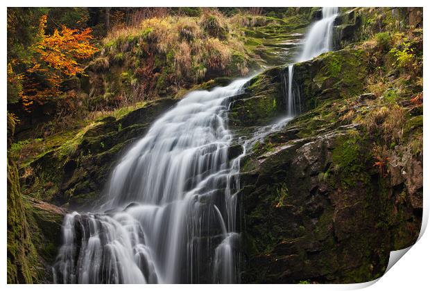 Kamienczyk Waterfall in Poland Print by Artur Bogacki