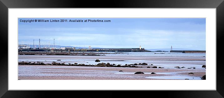 Ardrossan Harbour Framed Mounted Print by William Linton