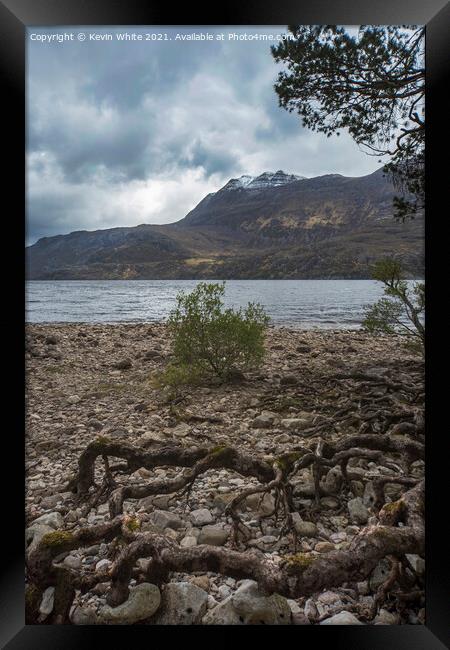Loch Maree Framed Print by Kevin White