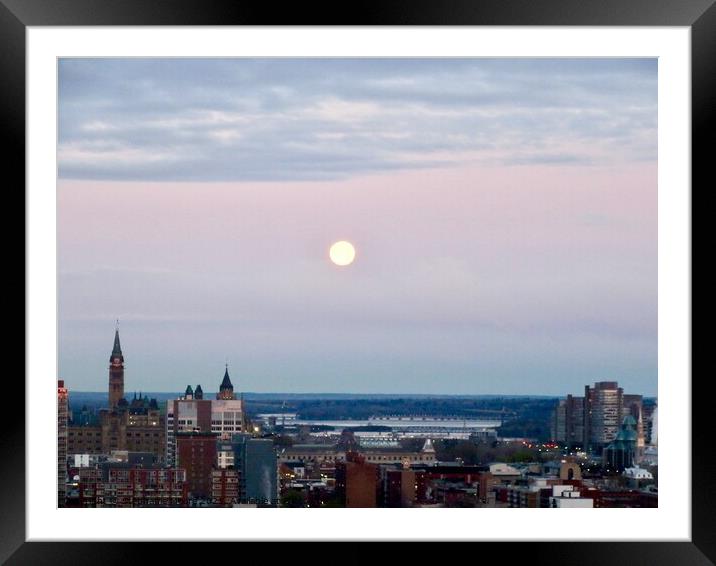 Ottawa at 5 a.m. Framed Mounted Print by Stephanie Moore