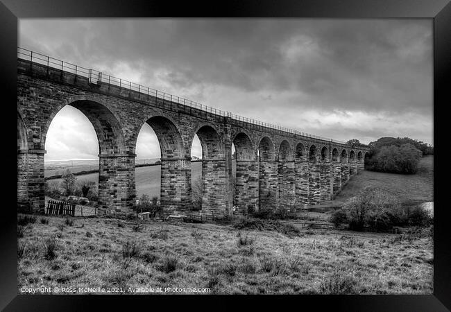 Majestic Burnton Viaduct Framed Print by Ross McNeillie