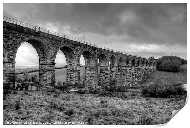 Majestic Burnton Viaduct Print by Ross McNeillie