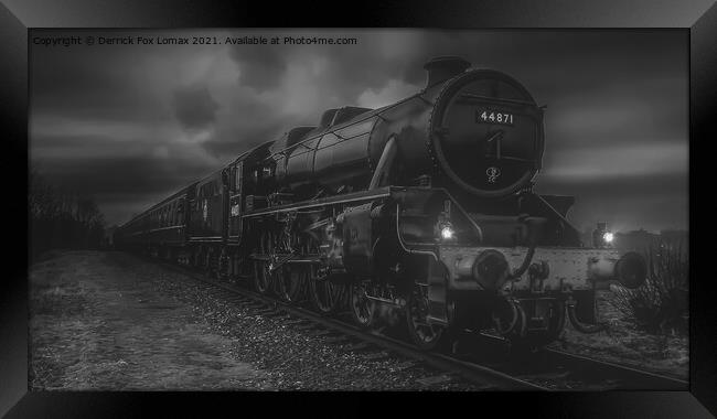 44871 At East Lancs Railway Bury Framed Print by Derrick Fox Lomax