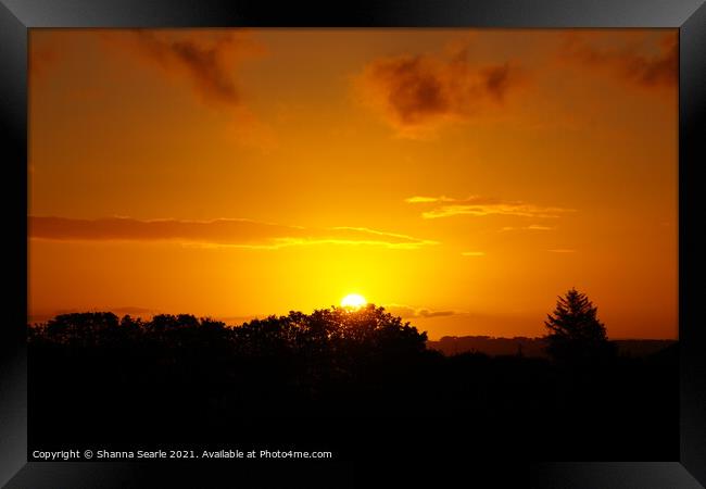 A beautiful sunrise in Cornwall Framed Print by The Travel Trap