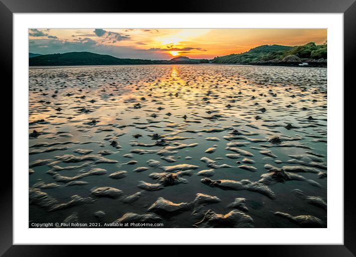 Rockcliffe Sunset Framed Mounted Print by Paul Robson