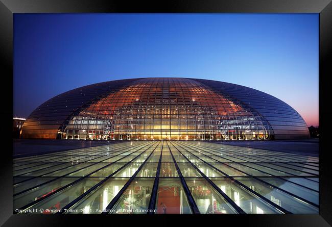 National Centre for The Performing Arts, Beijing,  Framed Print by Geraint Tellem ARPS