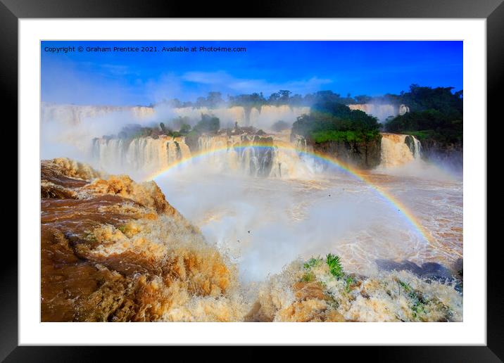 Iguazu Falls Framed Mounted Print by Graham Prentice