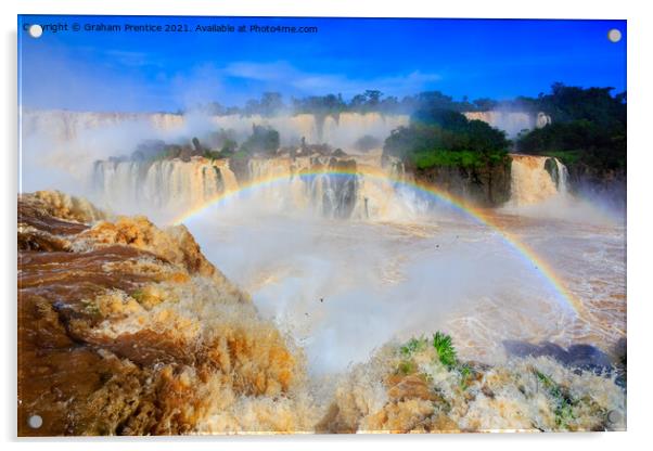 Iguazu Falls Acrylic by Graham Prentice