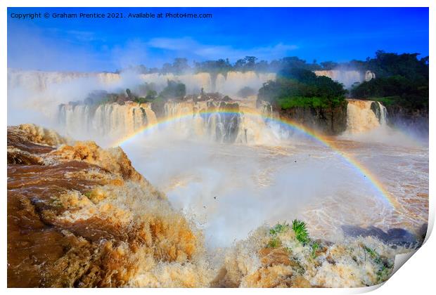 Iguazu Falls Print by Graham Prentice