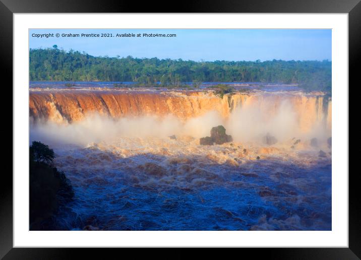Iguazu Falls Framed Mounted Print by Graham Prentice