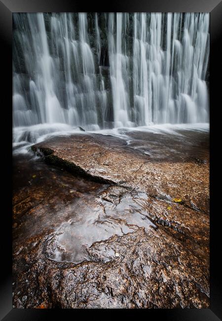 Wild Waterfall in Karpacz Framed Print by Artur Bogacki