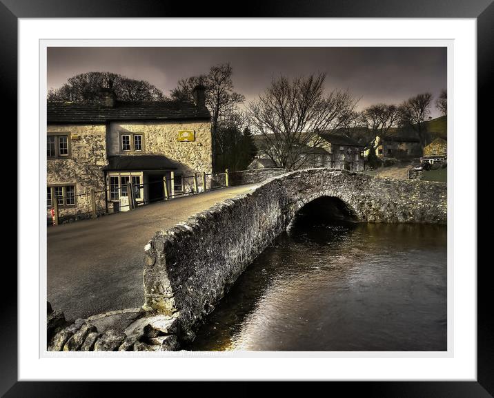 Malham village in the Yorkshire dales 85 Framed Mounted Print by PHILIP CHALK