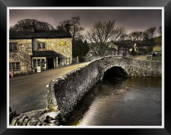 Malham village in the Yorkshire dales 85 Framed Print by PHILIP CHALK