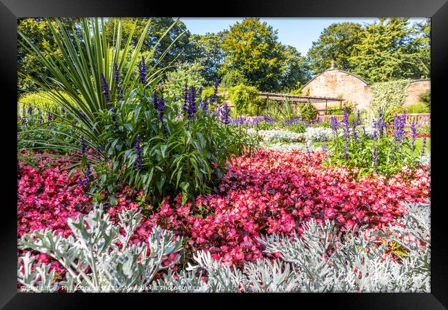 English Country Garden  Framed Print by Phil Longfoot
