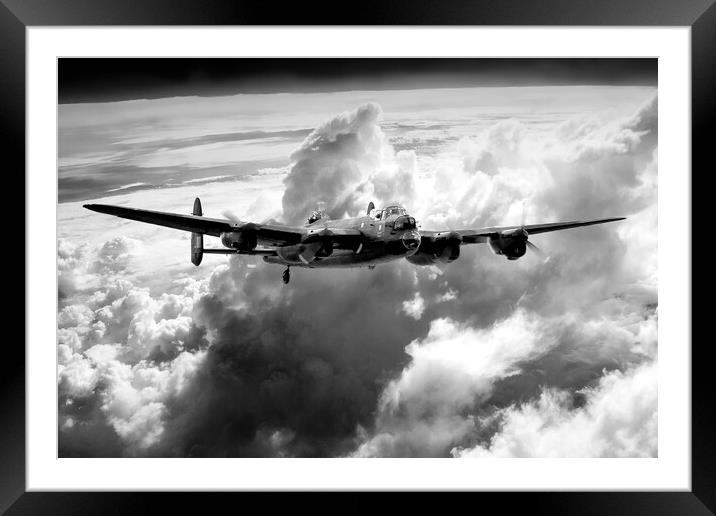 Lone Lancaster  Framed Mounted Print by David Stanforth