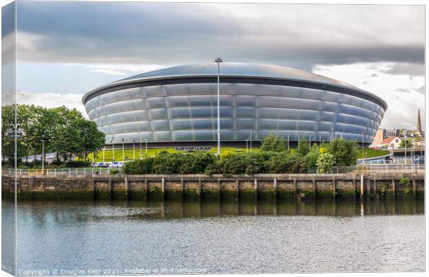 SSE Hydro Exhibition and concert venue in Glasgow Canvas Print by Douglas Kerr
