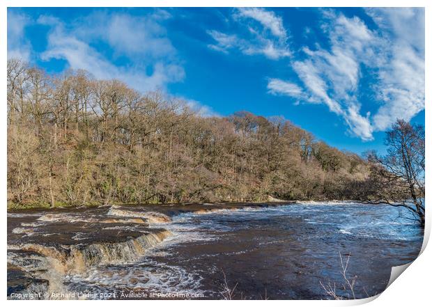 The Whorton Cascades Big Winter Picture Print by Richard Laidler
