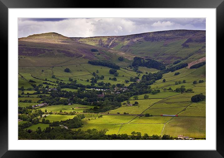 Edale Framed Mounted Print by Darren Burroughs