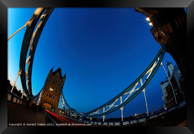 Tower Bridge, London, England UK Framed Print by Geraint Tellem ARPS