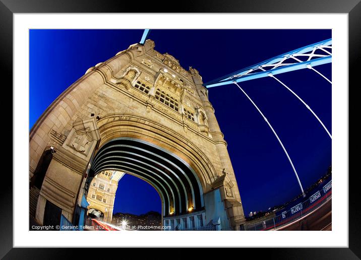 Tower Bridge, London Framed Mounted Print by Geraint Tellem ARPS