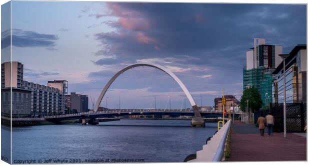 River Clyde Canvas Print by Jeff Whyte