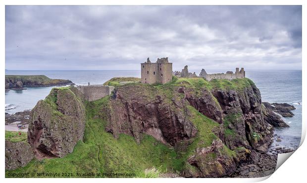 Dunnottar Castle Print by Jeff Whyte