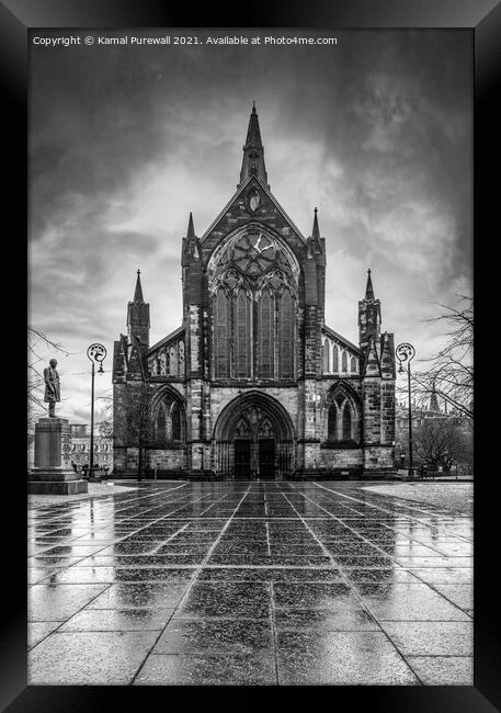 Glasgow Cathedral Scotland Framed Print by Kamal Purewall