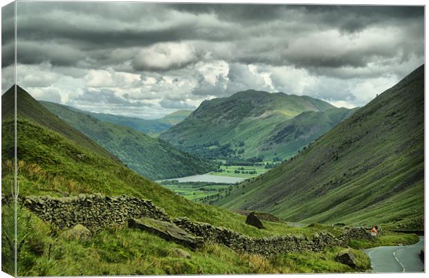 Brothers Water From Kirkstone Pass Canvas Print by Sandi-Cockayne ADPS