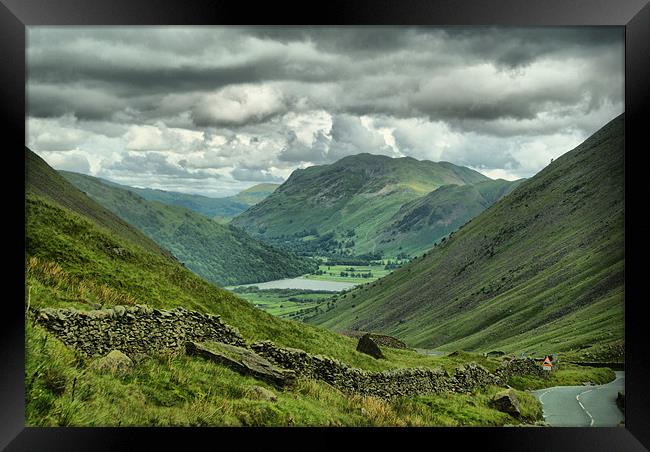 Brothers Water From Kirkstone Pass Framed Print by Sandi-Cockayne ADPS