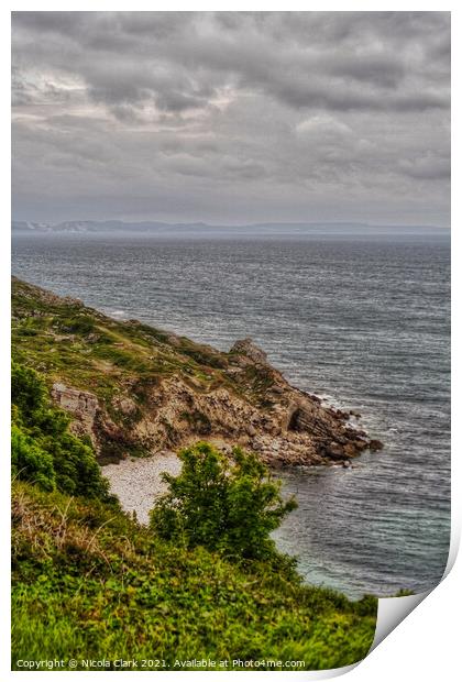 Majestic Church Ope Cove Print by Nicola Clark