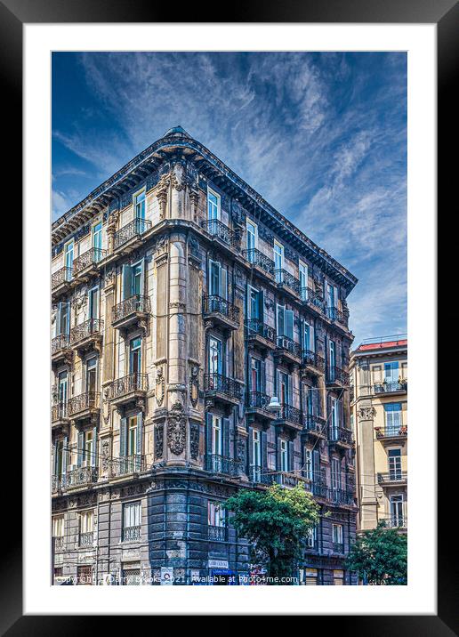 Old Corner Building in Italy Framed Mounted Print by Darryl Brooks