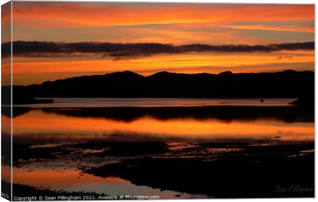Sunset trondravoe Canvas Print by Sean Fillingham