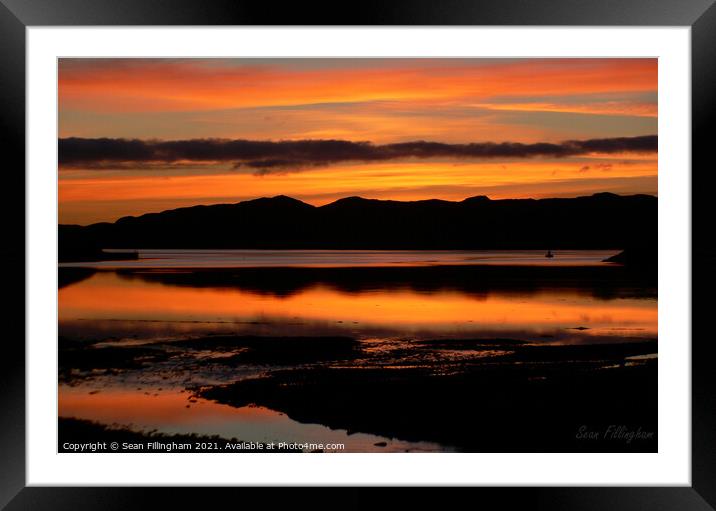 Sunset trondravoe Framed Mounted Print by Sean Fillingham
