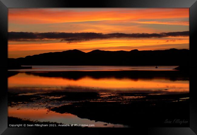Sunset trondravoe Framed Print by Sean Fillingham