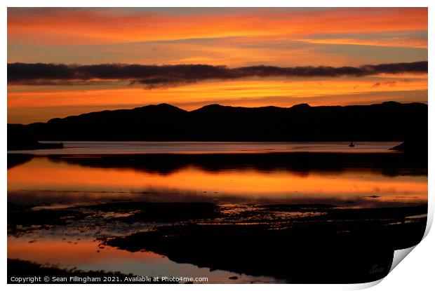 Sunset trondravoe Print by Sean Fillingham
