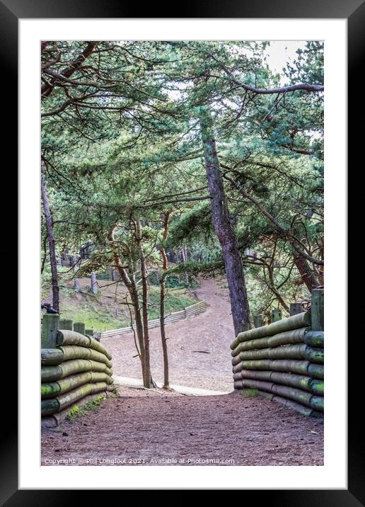 Pinewoods Formby Merseyside  Framed Mounted Print by Phil Longfoot
