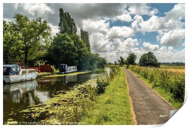 Leeds Liverpool Canal near Liverpool Print by Phil Longfoot