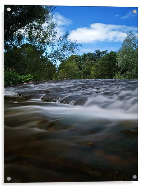River Tyne Acrylic by Keith Thorburn EFIAP/b